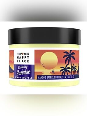 FIND YOUR HAPPY PLACE SCRUB SOUFFLÉ IN CATCHING THE SUNRISE NEW